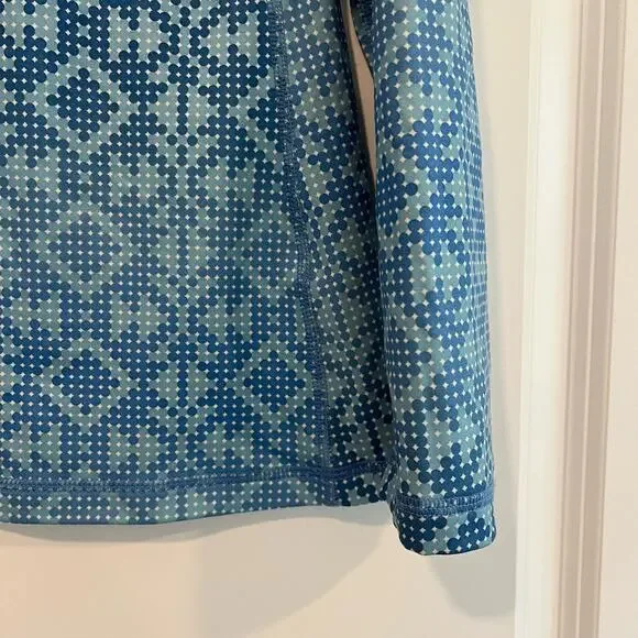 Nike Pro Women's Quarter Zip Activewear Top Bright Blue Size XL - Picture 5 of 8